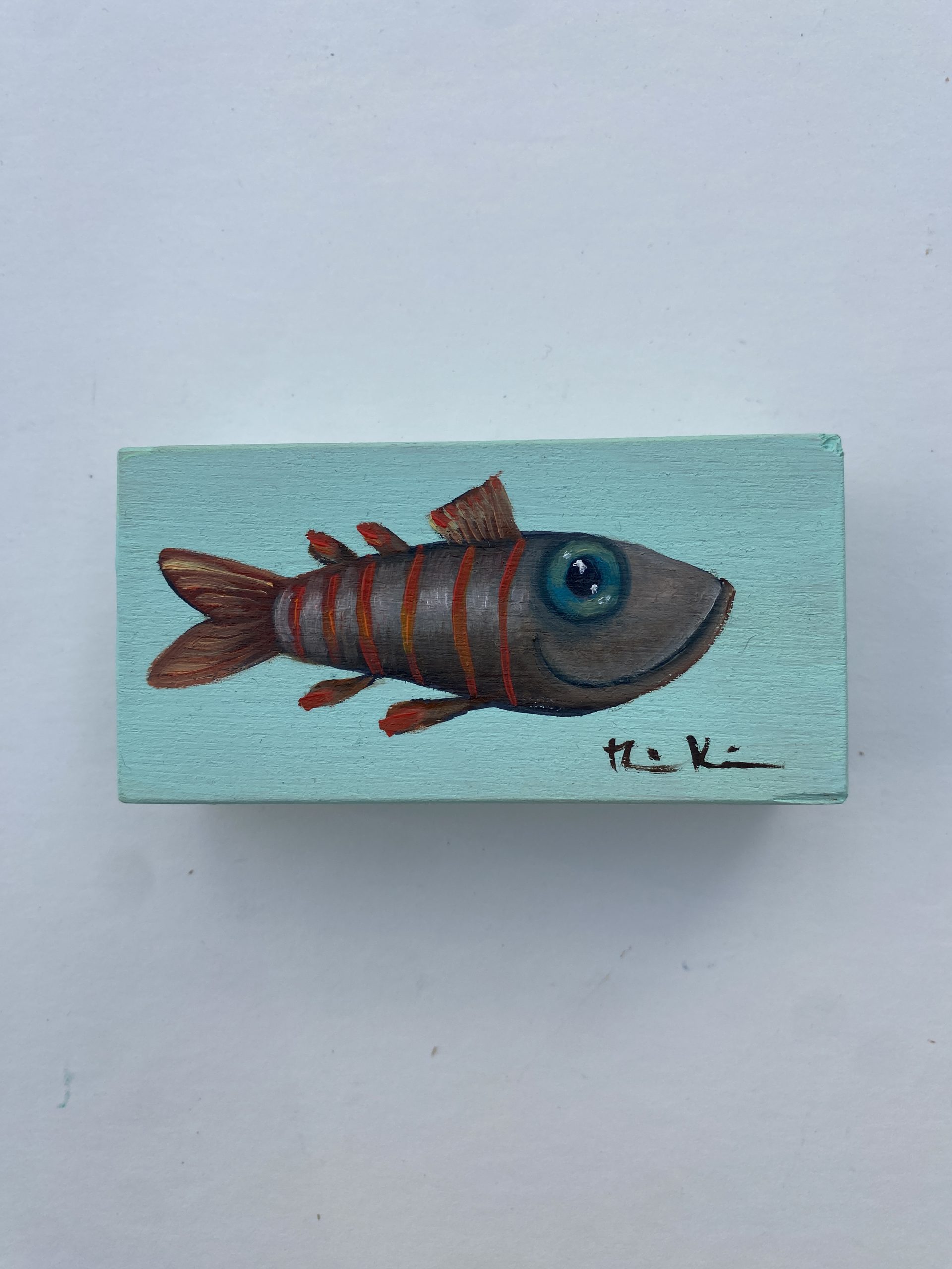 Fisch Mit Roten Streifen