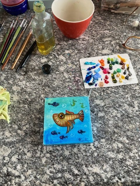 Fisch mit roten Streifen November 2025