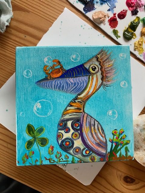 Lustiger Pelikan mit Freund November 2025