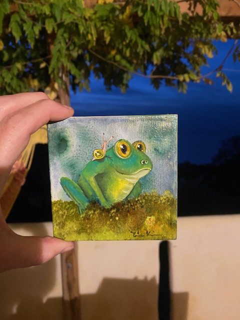 Frosch mit Schneckenfreund November 2025