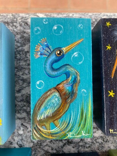 Glücksvogel Pfau und Seifenblasen März 2026