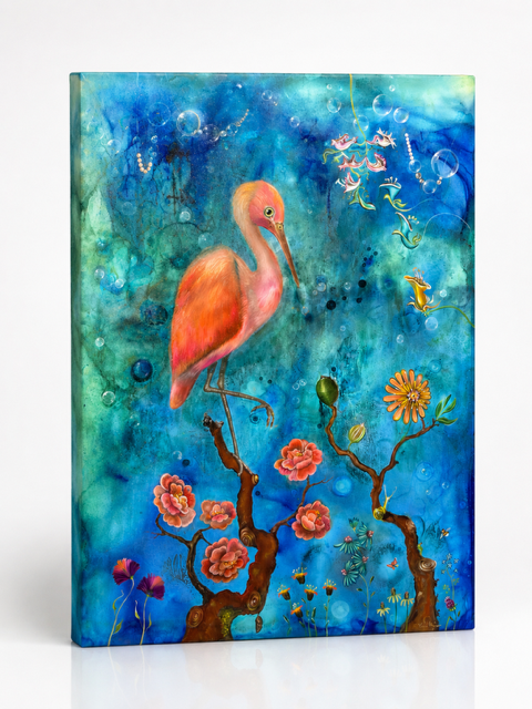 Rosa Reiher 70*50 cm, Juni 2026