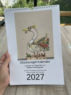 Glücksvogelkalender 2027, Versandkostenfrei