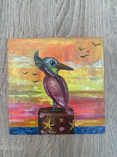 Paradiesvogel am Meer, Sonnenaufgang Sonnenuntergangserie, 2026
